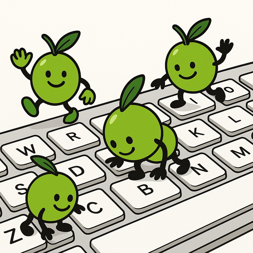 かがわオリーブキッズ タイピング マスコット